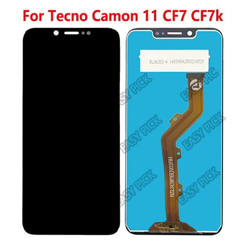 Для Tecno Camon 11 CF7 CF7k ЖК-дисплей кодирующий преобразователь сенсорного экрана в