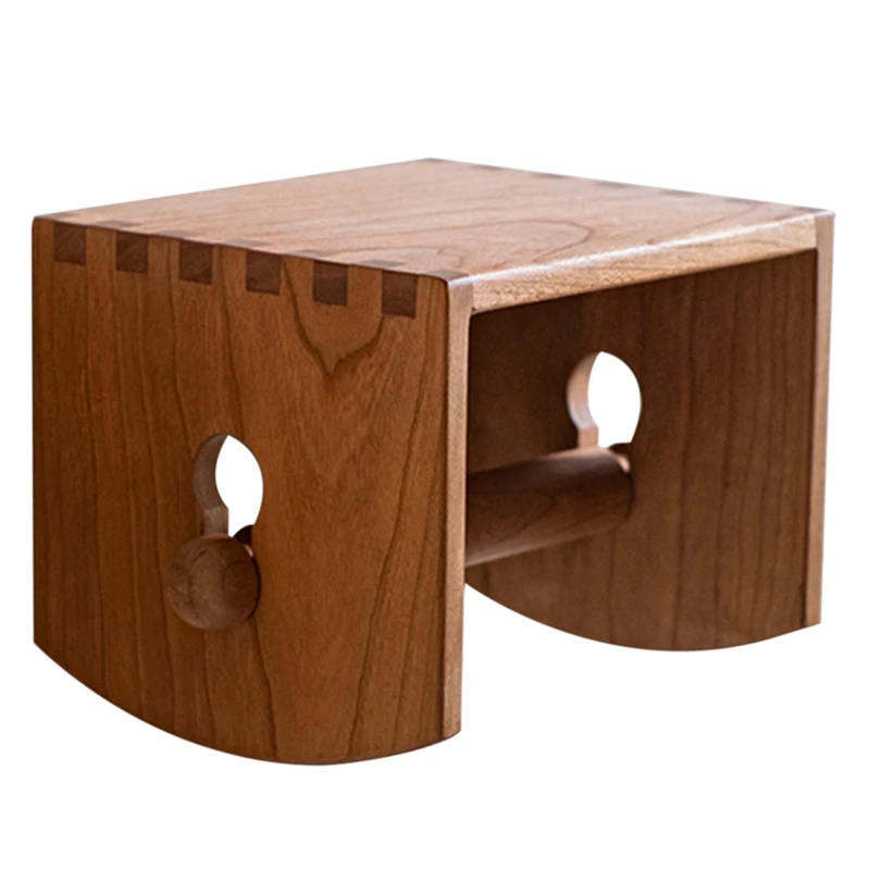 

Solid Wood Tissue Holder Paper Roll Holder Wall-Mounted Toilet Paper Holders Shelf Napkin Holder Tissue Box