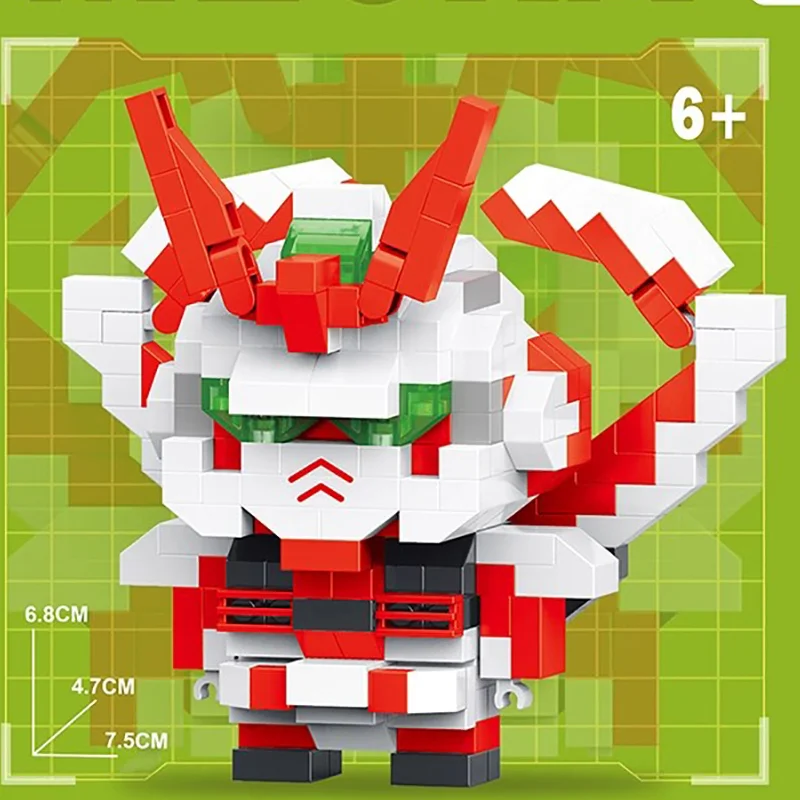 Крутая мини-меха серии строительные блоки ручной работы натуральная