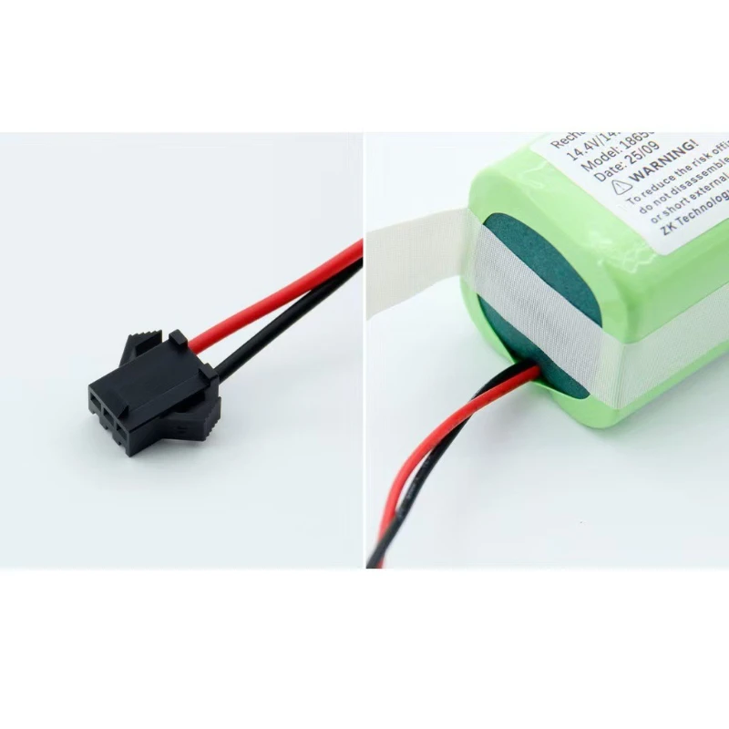 Фото Сменный литий-ионный аккумулятор 14.4V 2600mAh 37.44Wh 4S1P 18650 для роботов-пылесосов Ecovacs King Kong CR130, Dibea V780, CEN550 №3