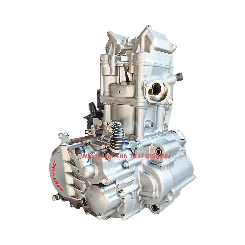 Фото Двигатель для мотоцикла Zongshen 300cc, Zongshen CBS300, 4-тактный, 4-клапанный, одноцилиндровый, в сборе №1