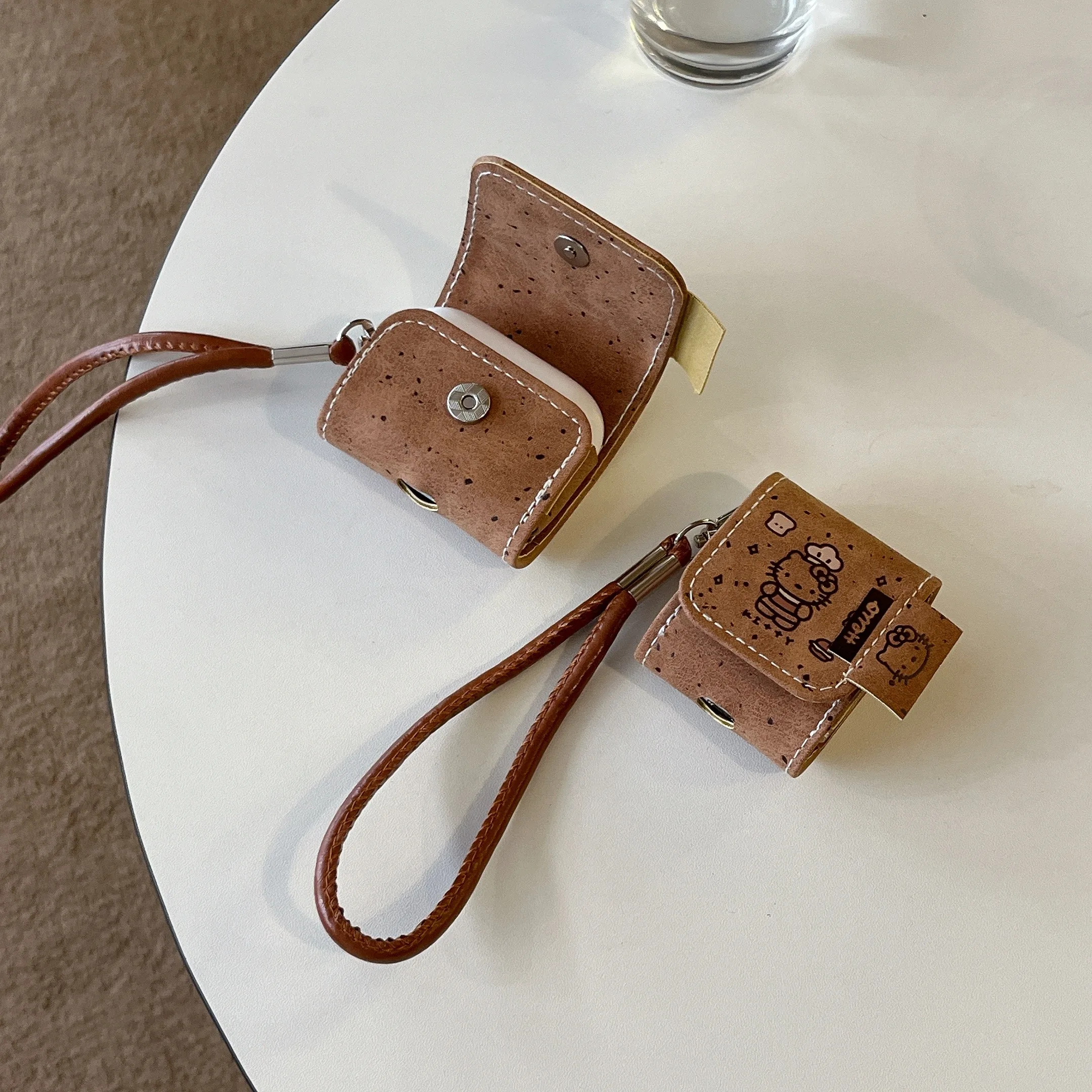 Защитный чехол для беспроводной гарнитуры Hello Kitty с милым рисунком