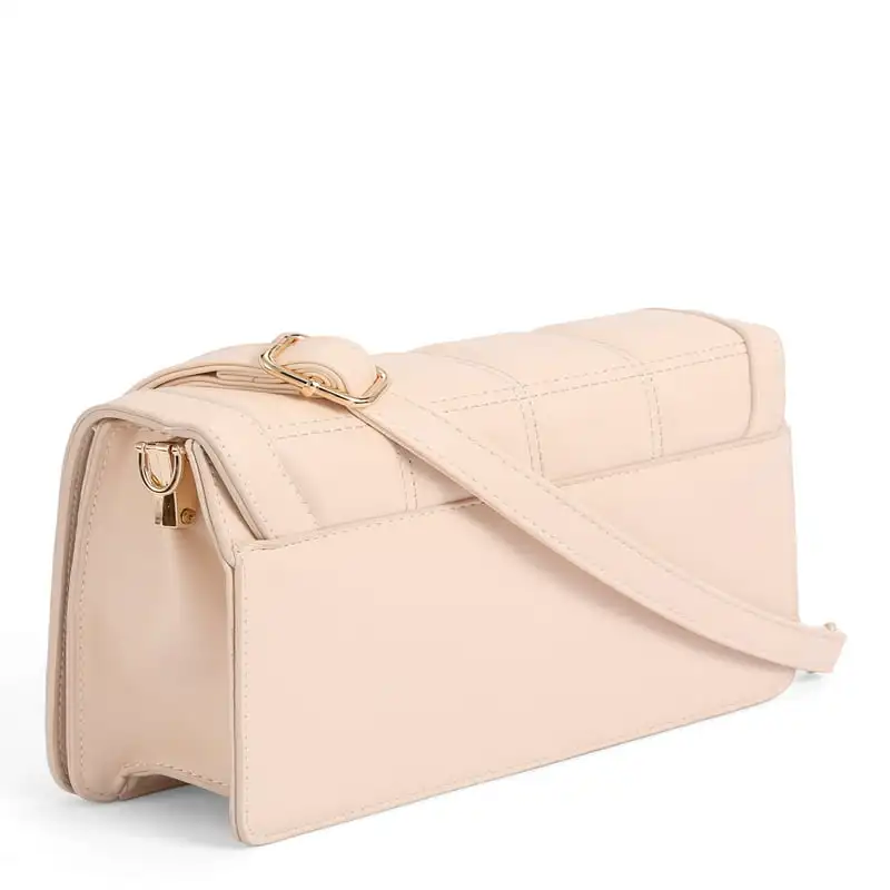 

Textured Fashionable BeCool Fashionable Women's Nude Textured Adult Quilted Crossbody Handbag with Flap - 156 Characters.