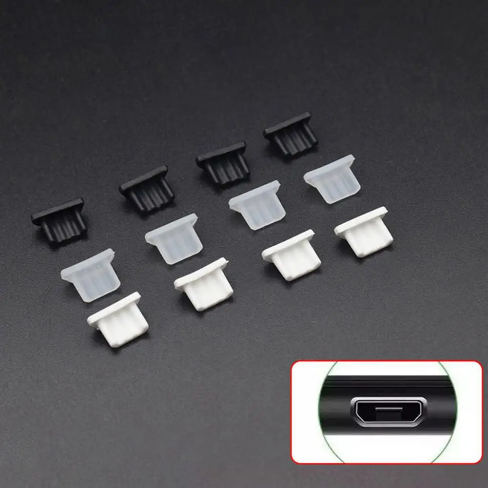 Фото 5 шт. микро-USB Пылезащитная заглушка мини Пылезащитная силиконовая Micro-USB телефонная заглушка Пылезащитная заглушка универсальная Пылезащитная заглушка №4