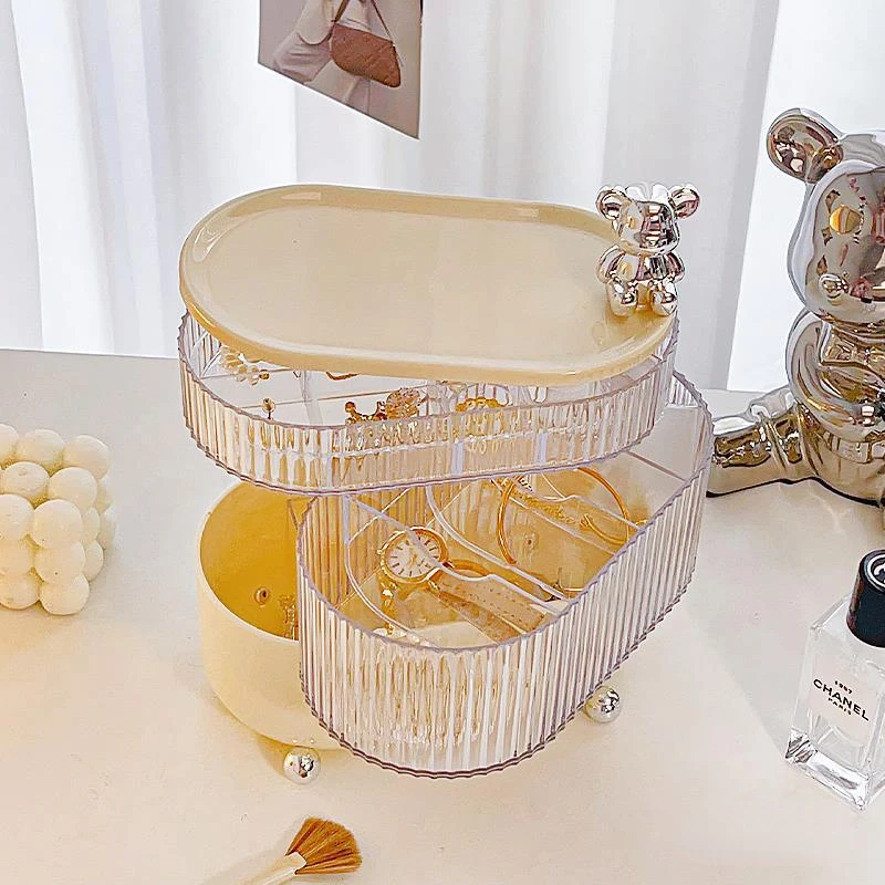 

Makeup Storage Organizer Boxes for Bedroom Jewelry Box Plastic Storage Container Make Up Organizer Cosmetics Table Cosmetic Home