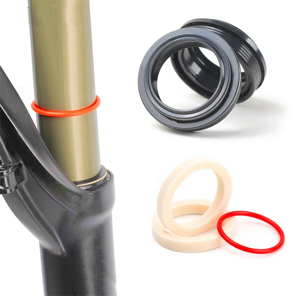 

Bike Bicycle Front Fork Dust Seal 28.6/30/32/34mm Dust Wiper Oil Seal Setting Kids Bike Front Fork Seal Cycling O-Ring Dust Seal