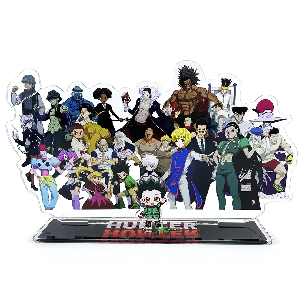 HUNTER group Killua Kurapika Hisoka Leorio Gon Meruem Chrollo фигурка на акриловой подставке Модель