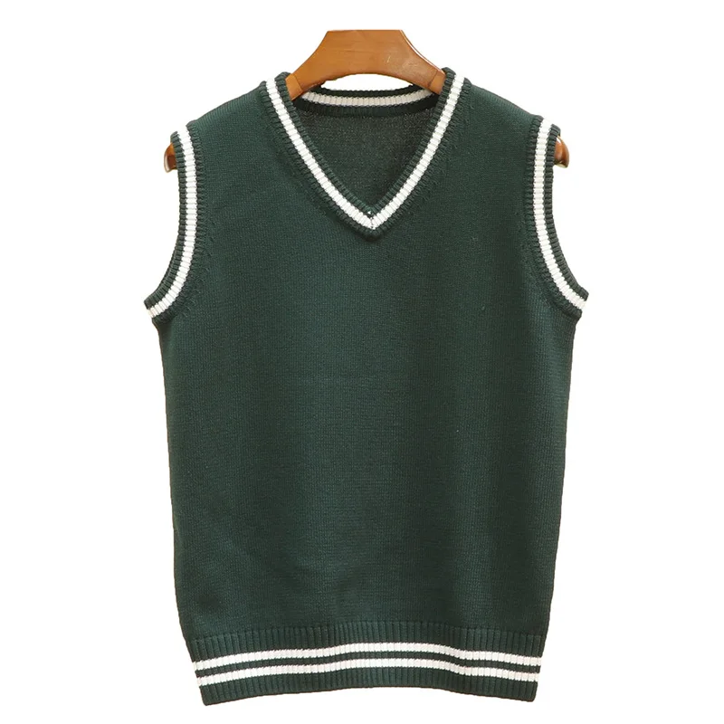 Трикотажный жилет из хлопчатобумажной пряжи для ранней осени женский свитер с