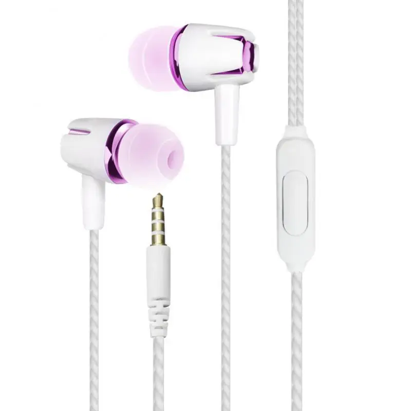 

Earphones 3.5mm Sport In-Ear 1.2m Wired Control Sport Headset Wired Headphones For Huawei Honor Smartphone With Microphone