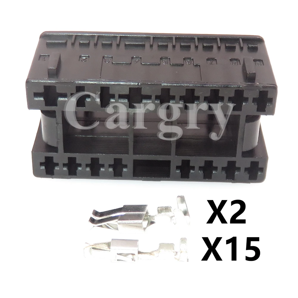 

1 комплект 17P 1J0972999 автомобильная проводка композитный Разъем Автомобильная фара негерметичная розетка для VW