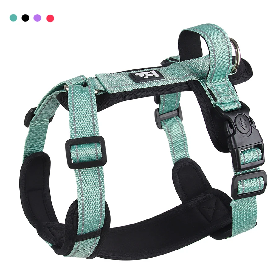 

Pet Dog Harness With Handle For Small Large Dogs French Bulldog Vest Harness Adjustable Puppy Chest Straps Labrador Dogs Collars