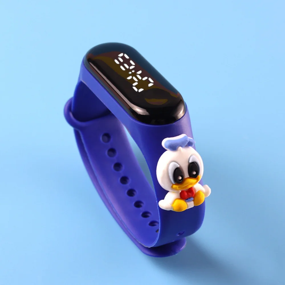 Waterproof Cartoon Children's White Light LED Electronic Watch Sports Bracelet Table