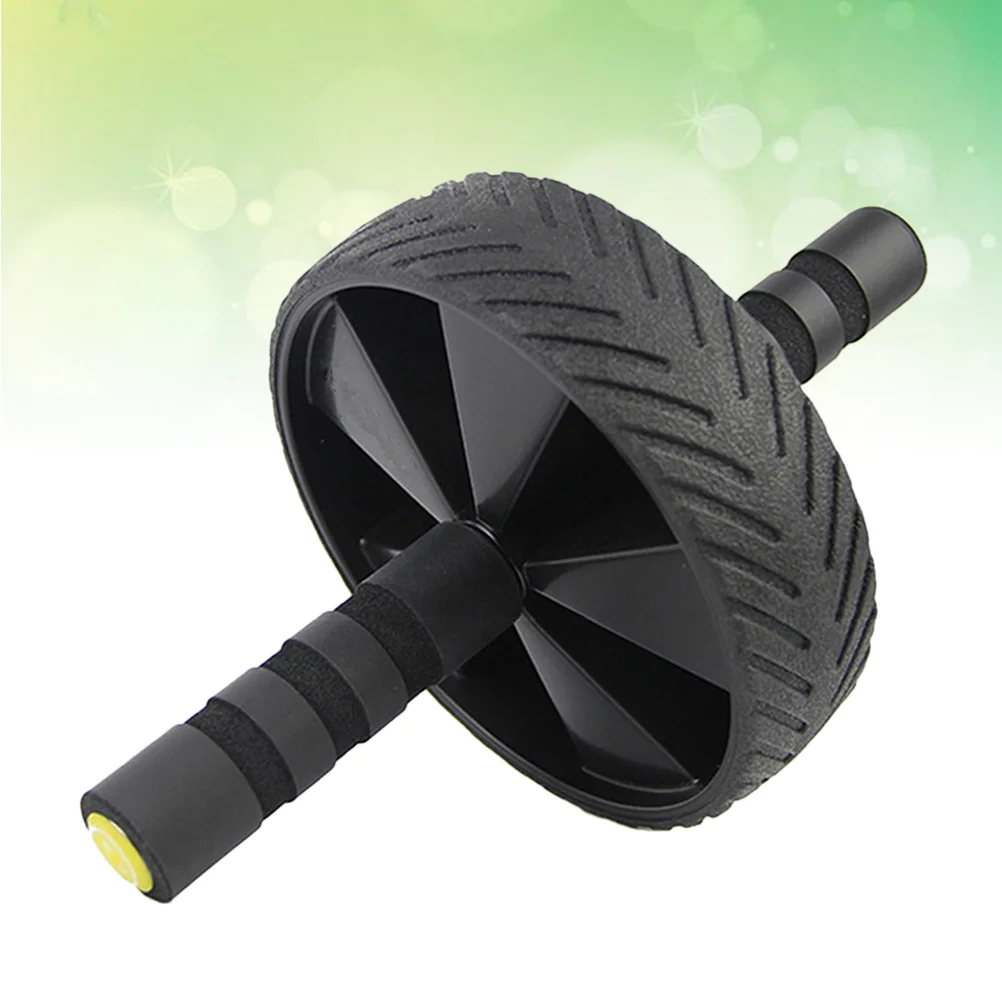 

Household Ab Roller Wheel Exercise Equipment Men Use Mute Ab Machine Muscle Training Wheel for Home Gym (Black)