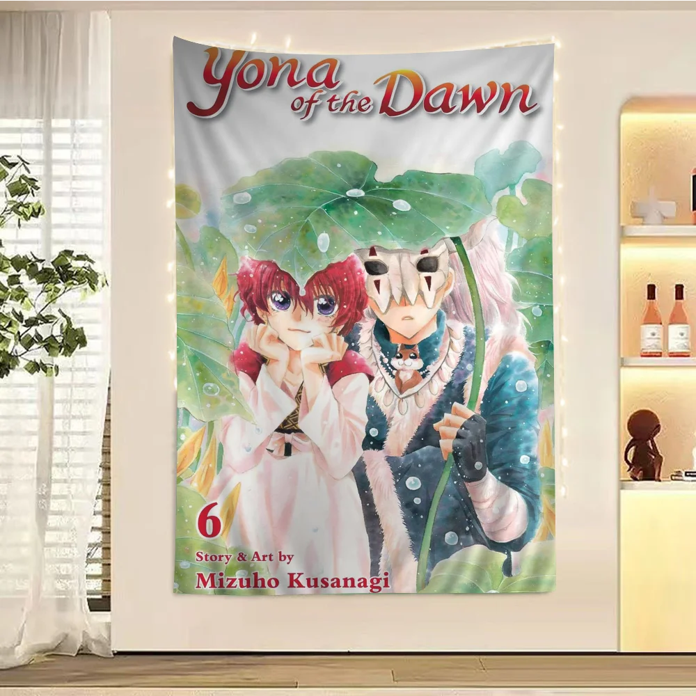 Аниме Yona Of The Dawn аниме гобелен хиппи цветы настенные ковры Декор для спальни