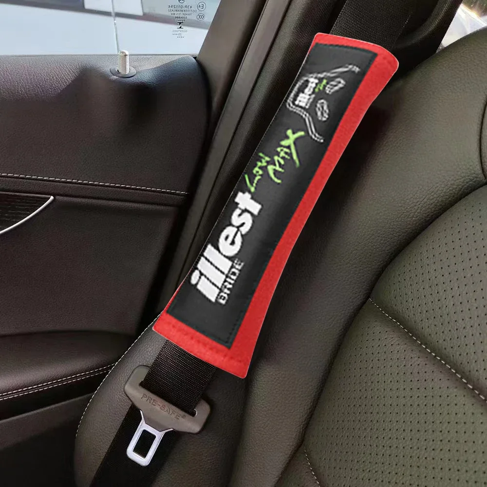 JDM Style ILLEST BRIDE Хлопок для автогонок 1 пара автомобильных ремней накладки на