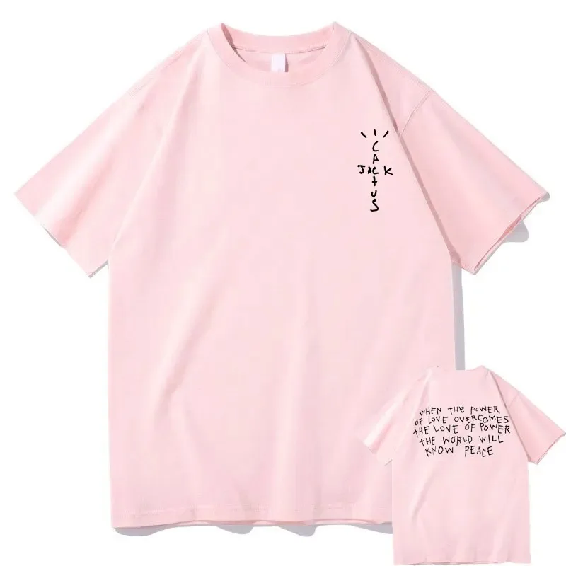 Хлопковая Футболка Унисекс С Принтом Кактуса И Джека В Стиле Хип-хоп Модный