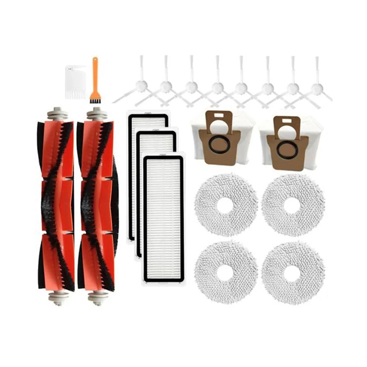 

For Omni 1S B101CN Main Side Brush Hepa Filter Mop Dust Bag Robot Vacuum Cleaner