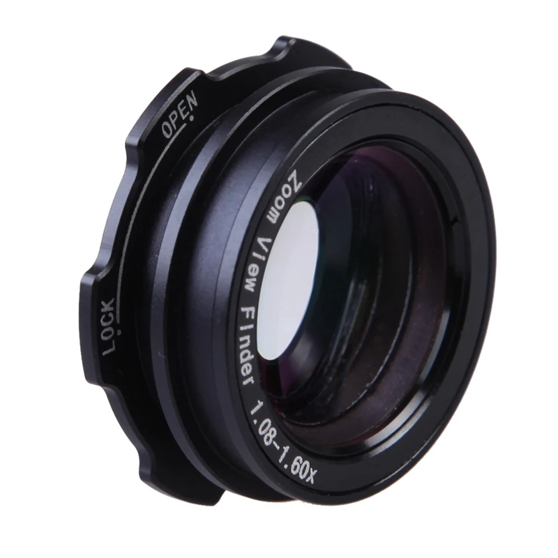 

1.08-1.60X Zoom Viewfinder Eyepiece Magnifier Presbyopia Myopia Eyepiece Magnifier Eye Mask For Adjustable SLR Camera