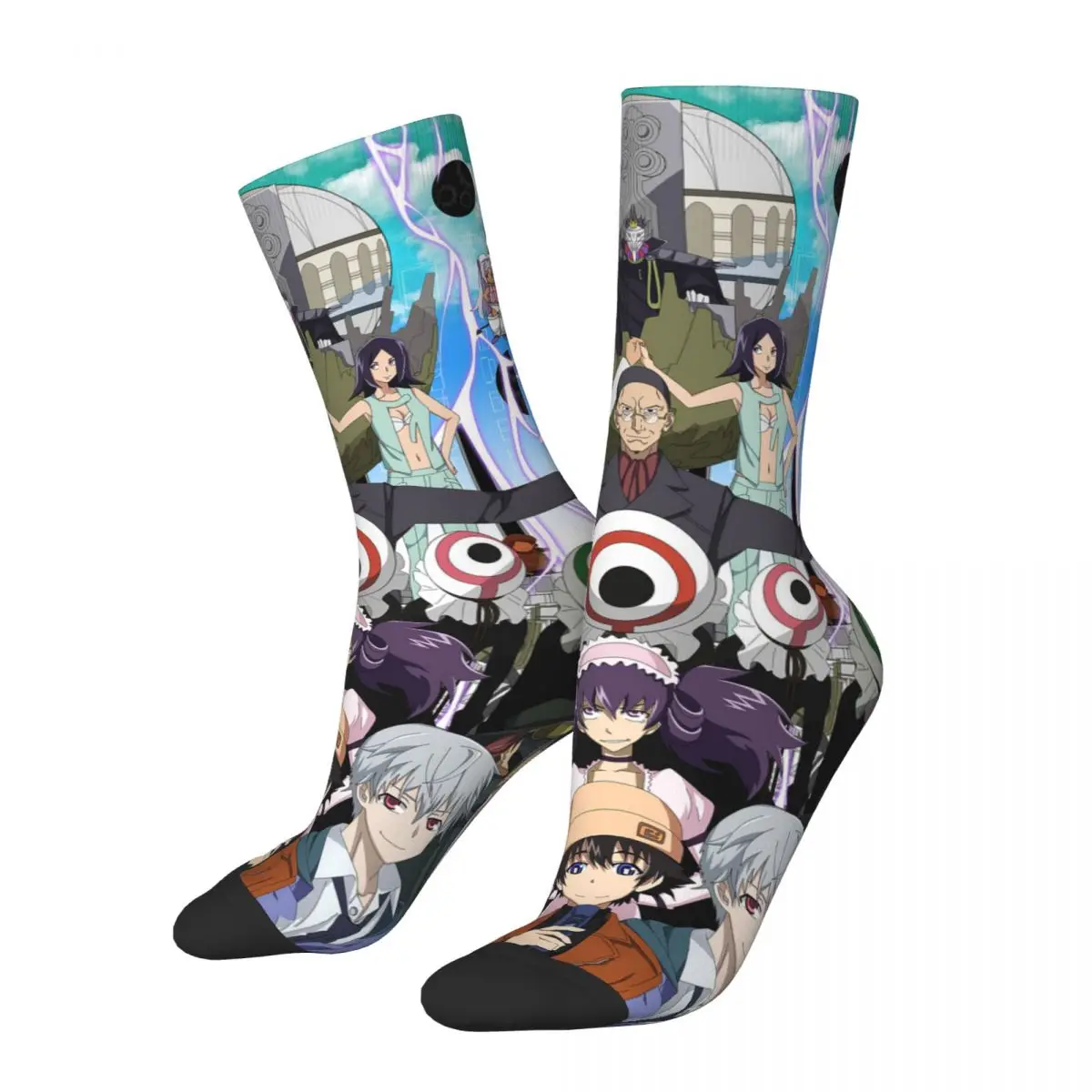 

Future Diary Yukiteru Amano Socks Men Women Funny Happy Mirai Nikki Yuno Gasai Socks Spring Summer Autumn Winter Socks Gifts