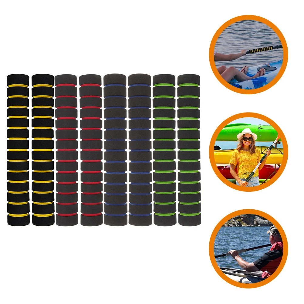

Rope Sponge Kayak Paddle Grip Supply Anti-slip Wraps Protective Cover Breathable Grips