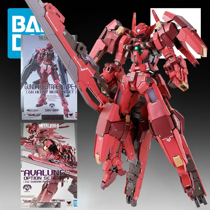 Фото Оригинальный набор Bandai METAL BUILD Gundam Astraea Type-F 180 мм и дополнительный набор Avalanche Dash, аниме-фигурки, игрушки для подарка на Рождество №1