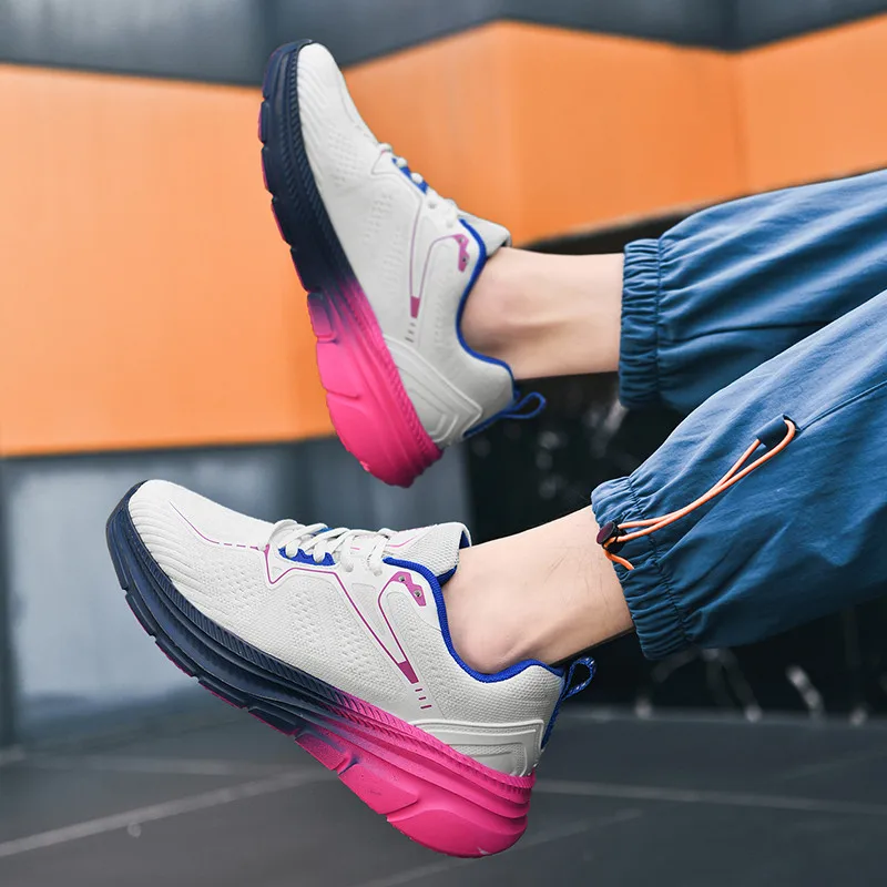 Unisex Breathable Men's Casual Sneakers Comfortable Adult Teenagers Outdoor Running Shoes Walking Shoes School Sports Shoes