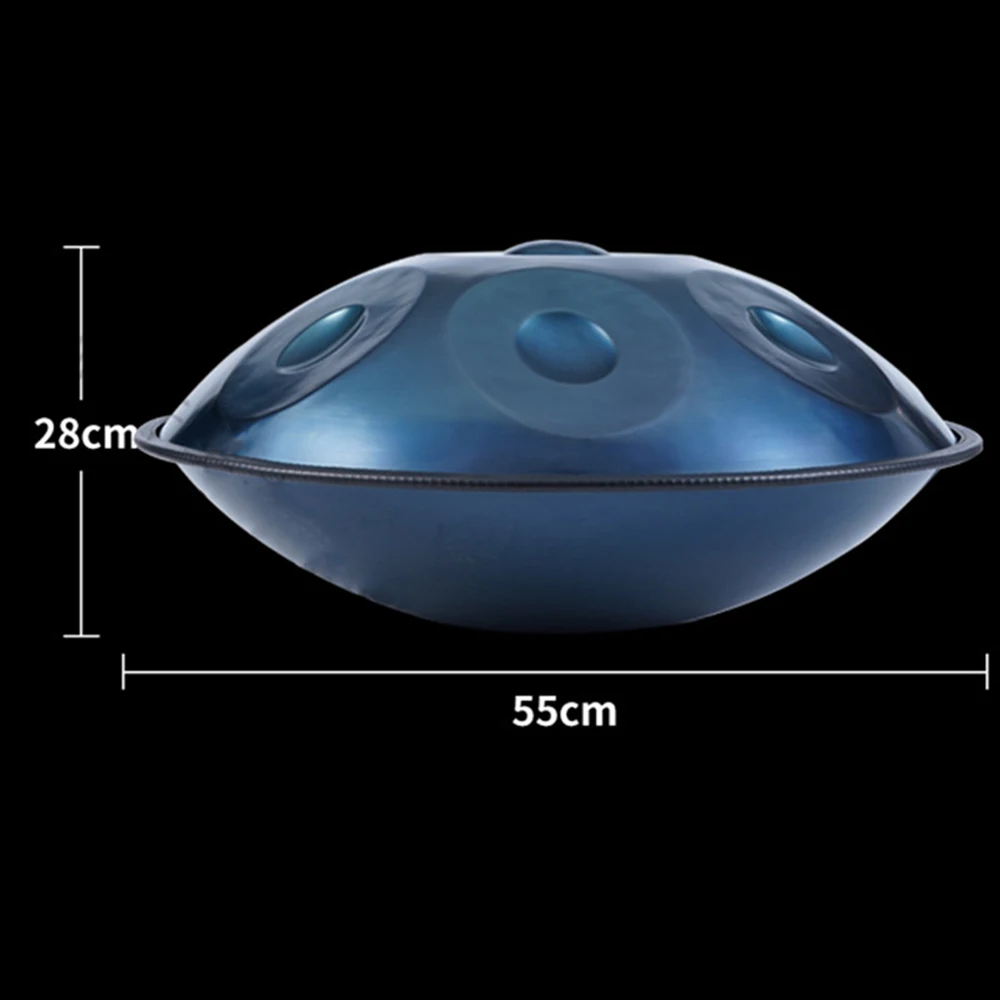 Ручной барабан для медитации в йоге язычный из синей стали ударные инструменты