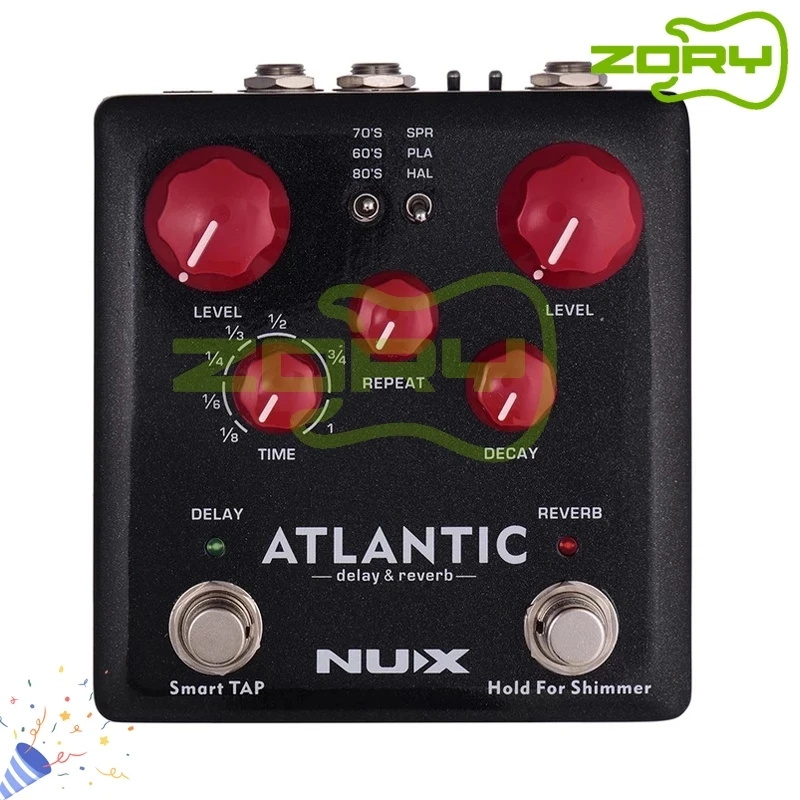 

NUX NDR-5 VERDUGO ATLANTIC delay reverb Педальный переключатель для гитары, электроинструмент для гитары от перегрузки