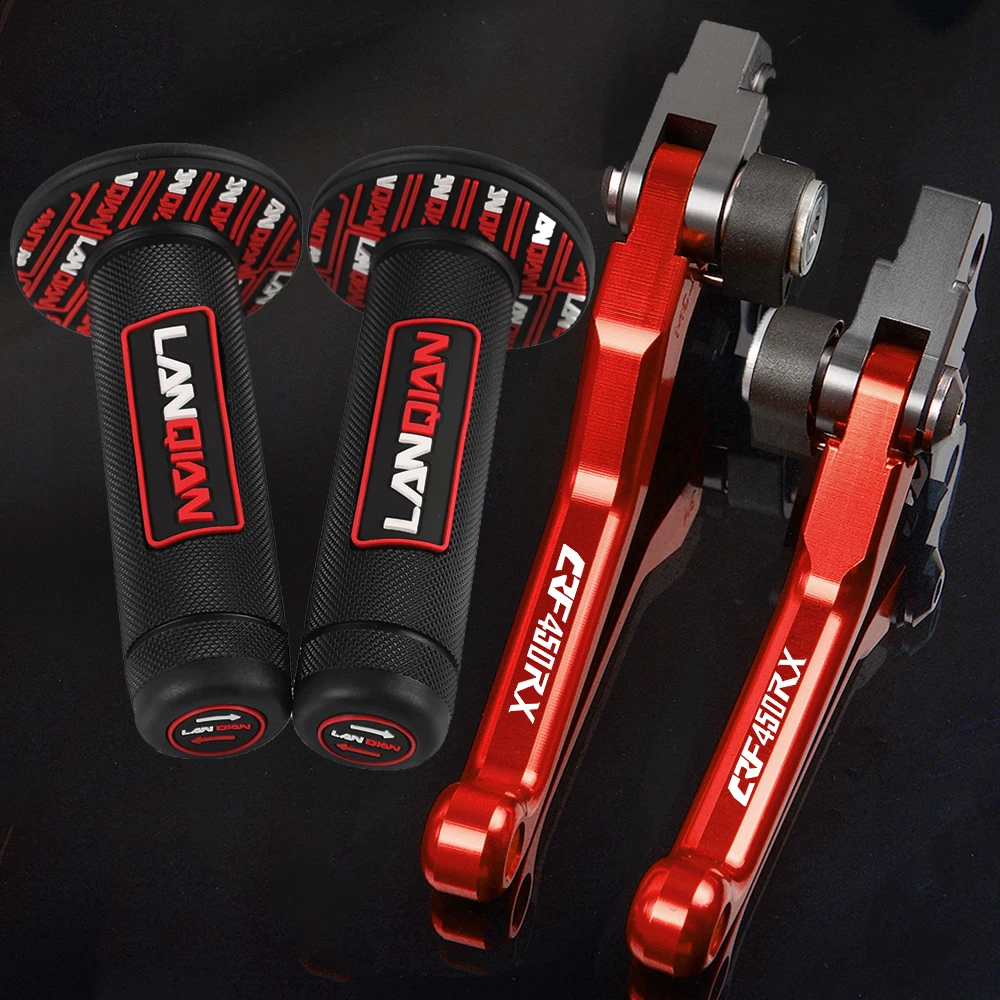 

For Honda CRF450RX CRF 450 CRF450 RX CRF 450RX 2017-2018 CNC Pivot Brake Clutch Levers Dirt Bike Handle Hand Grip Handlebar