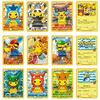 new pokemon cards pikachu charizard rare gold card anime battle trainer pokemon metal collection game toys hobbies birthday gift