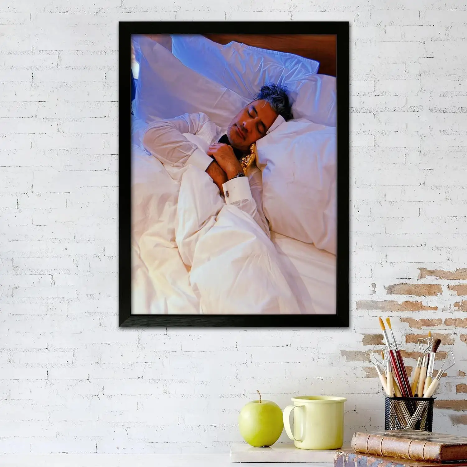 Taika Waiting Screenwriter Холст Художественный постер и настенное искусство картина с