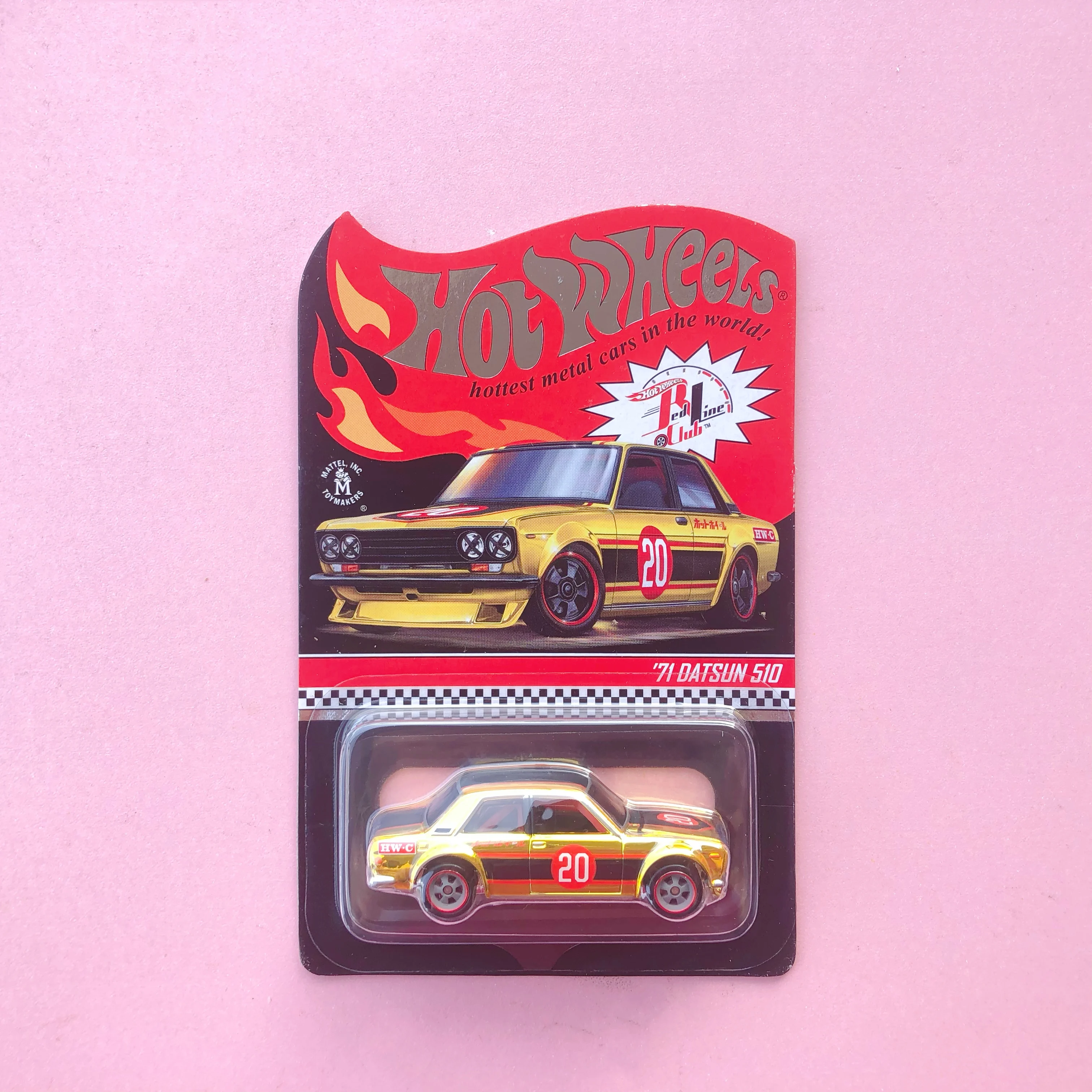 

Hot Wheels RLC 71 1:64 Nissan 510 Datsun Bluebird JDM Alloy fully open Limited Edition Metal Static Car Model Toy Gift