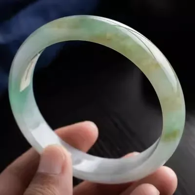 Ювелирные изделия zheru браслет из натурального бирманского нефрита 54 мм-62 мм