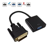 full hd 1080p dvi d dvi to vga adapter video cable converter 241 25pin to 15pin cable converter for pc computer monitor