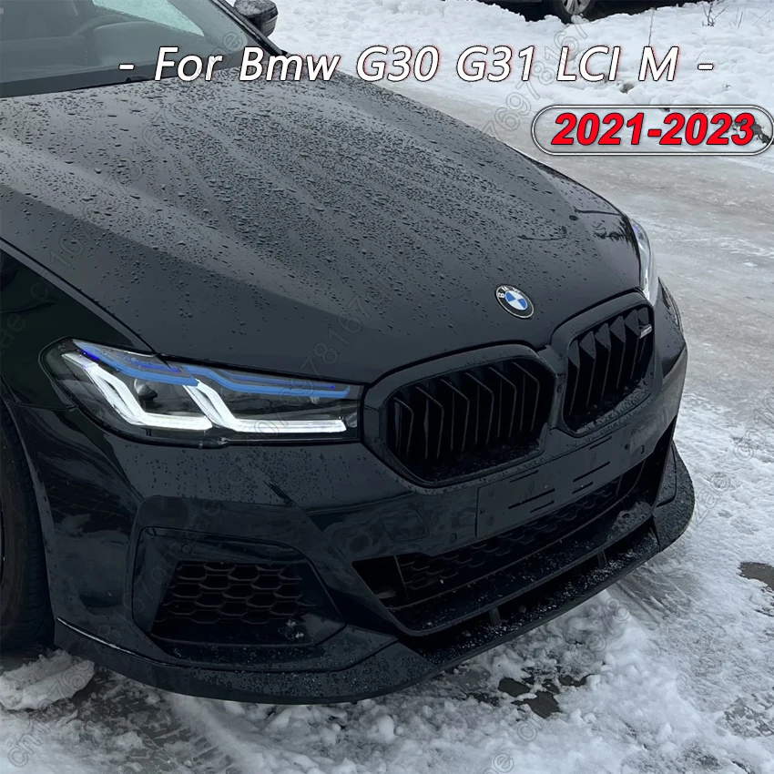 Автомобильный передний бампер спойлер для Bmw 5 серии G30 G31 G38 LCI M 520i 520d 530i 530d M550i 2021-2023