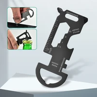 key chain tool stainless steel multifunctional tool card edc bottle opener outdoor camping portable multifunctional tool