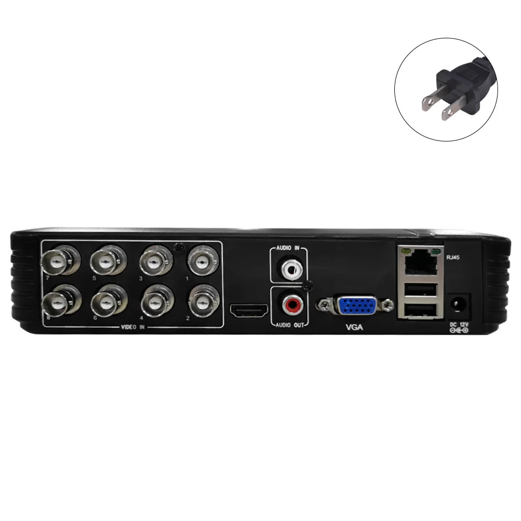 

4-канальный CCTV AHD DVR Mini Hybrid 1080N NVR видеорегистратор AHD IP аналоговая камера DVR с вилкой EU/US