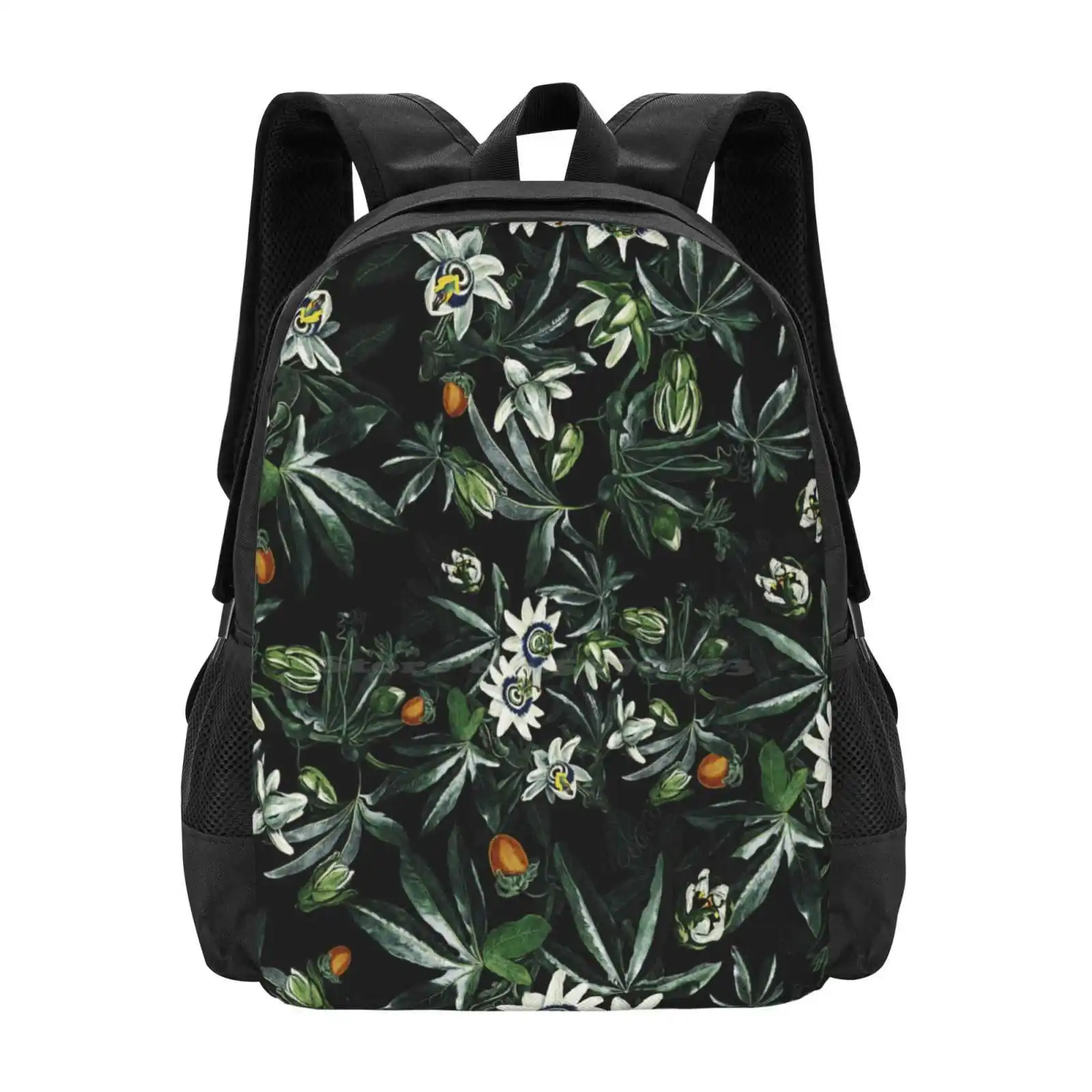 

Exotic Garden-Night Xi Hot Sale Backpack Fashion Bags Floral Pattern Botanical Jungle Garden Vintage Retro Tropical Forest Leaf