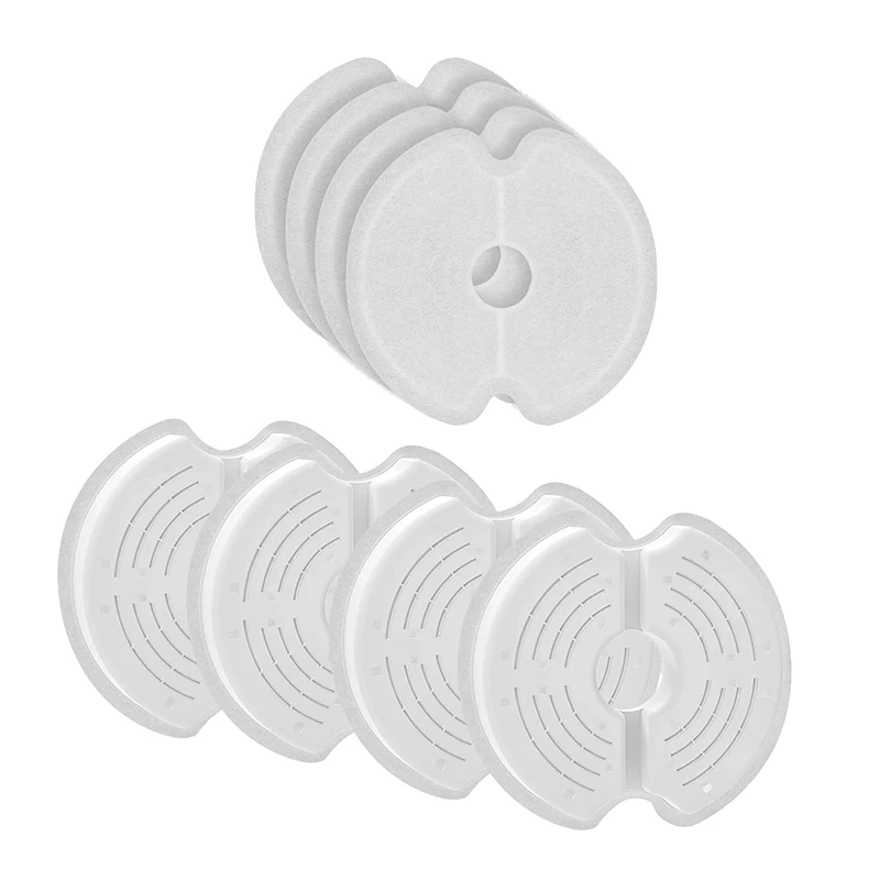 

Фотофонтан для кошачьей воды, 84 унции/2,5 л, фонтан из нержавеющей стали для домашних животных и питьевой фонтан для кошек 67 унций/2,0 л, 8 упаков...