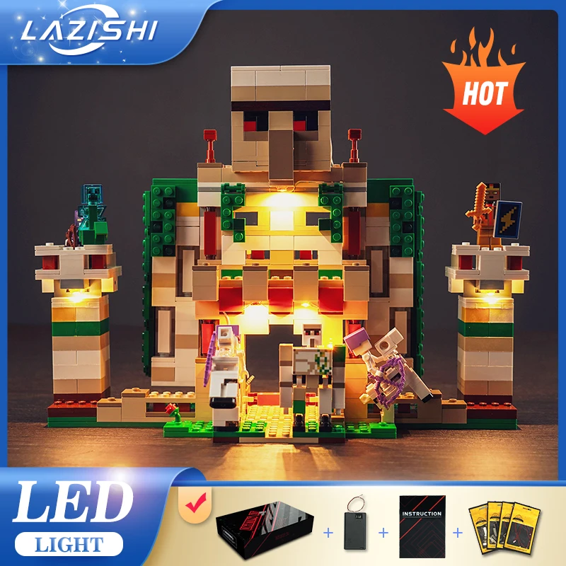 Магнитная деталь 21250 совместима с строительными блоками Железной Крепости Golem