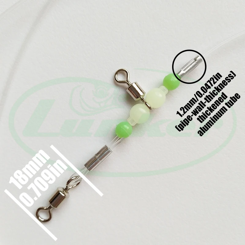 Фото Lunker Pickerel Rig Светящаяся светящаяся скальная рыбалка Sabiki Hairtail Bass №3