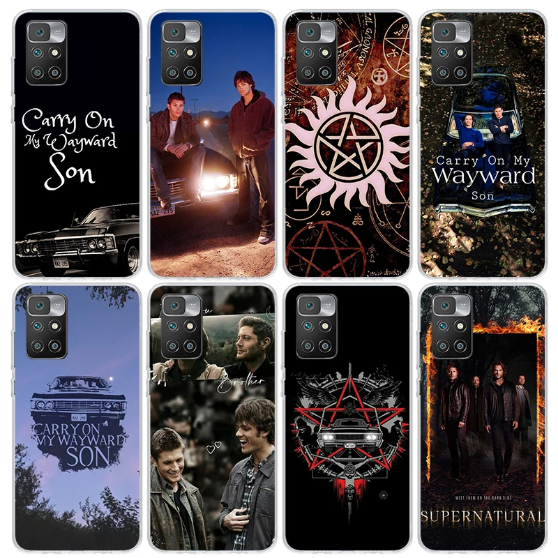 Чехол для телефона Babaite Supernatural SPN Dean And Sam Xiaomi Redmi 12C 12 10A 10C 10X 10 9A 9C 9T 9 8A 8 7A 7 6A 6 Pro K70 K60 K4