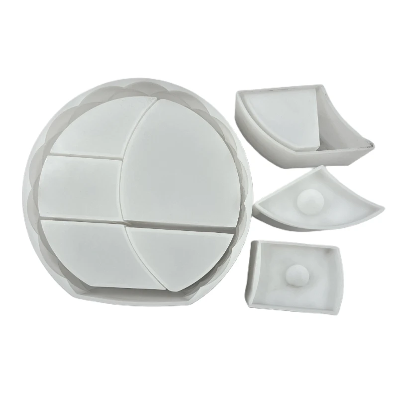 

Round Moon Storage Box Silicone Mold Epoxy Resin Mould DIY Home Decorations