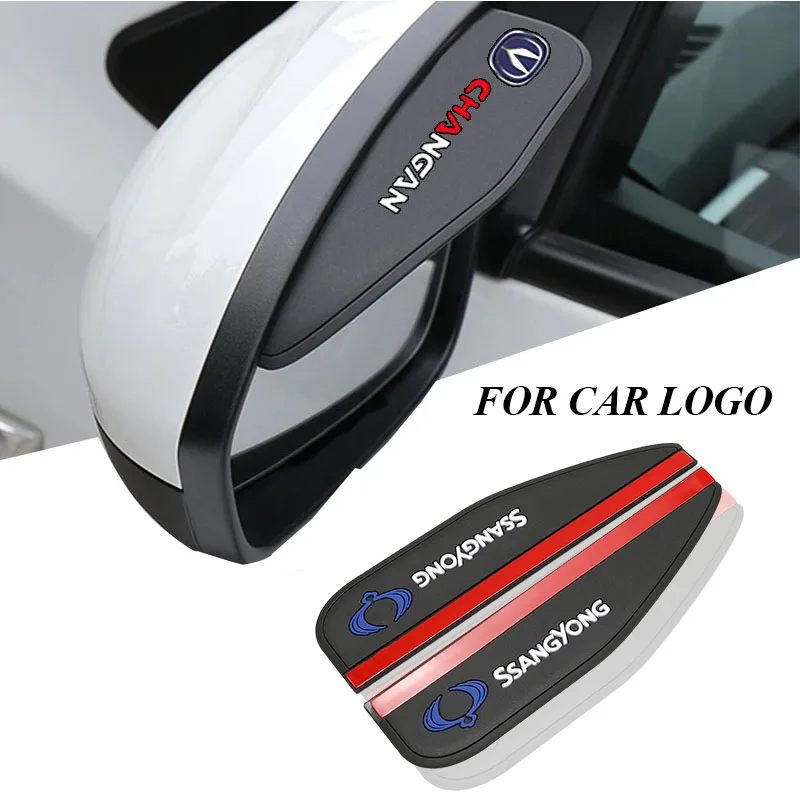 

Car Rearview Mirror Rain Eyebrow Carbon Fiber Rain Cover for Honda Dio XR-V HR-V Civic 8 10 2008 4d City Jazz Accord 7 Styling