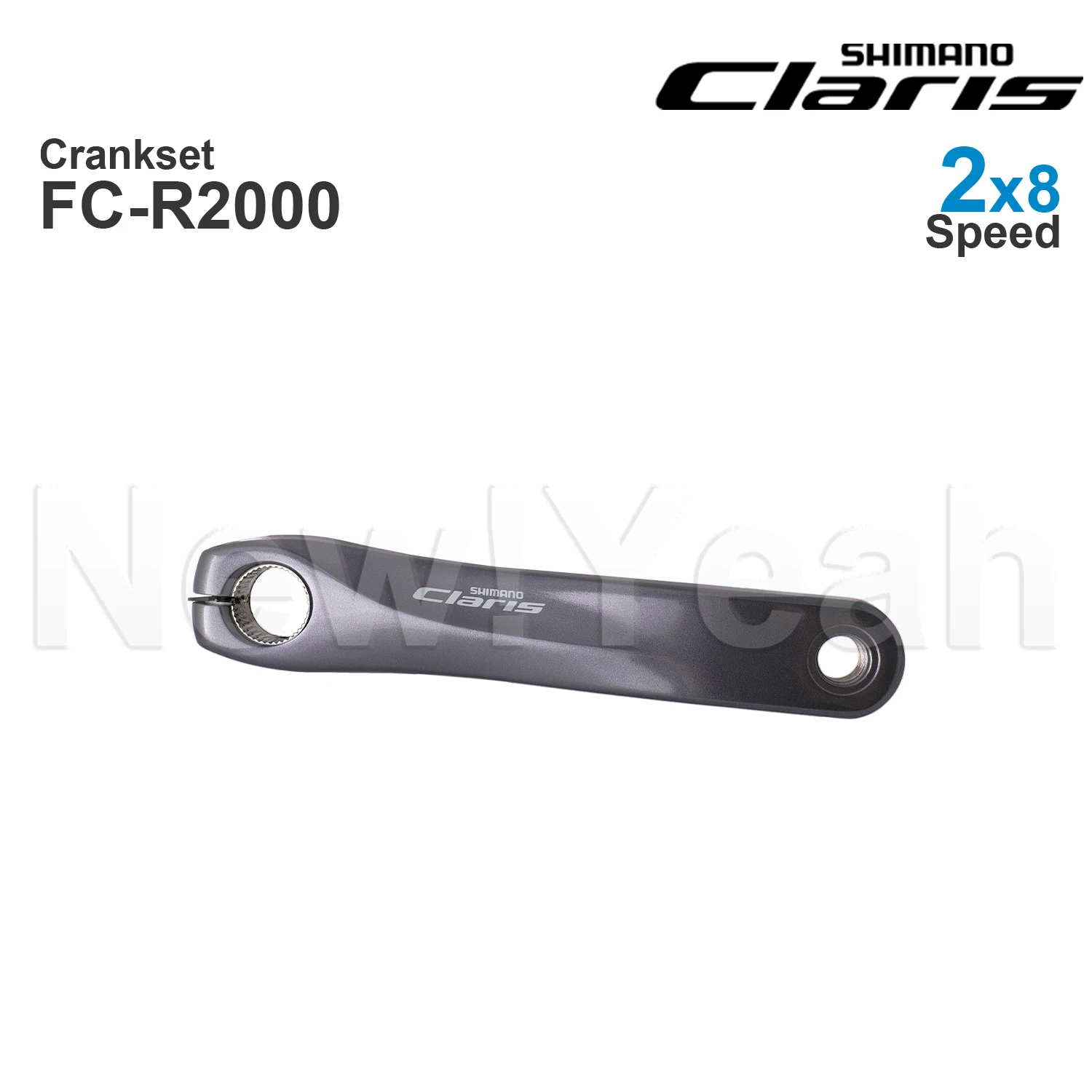 Комплект шатунов SHIMANO CLARIS R2000 FC-R2000 50-34T 2x8 скоростей для шоссейного велосипеда, оригинал (art.: 3920dc4100891) - 3920dc4100891