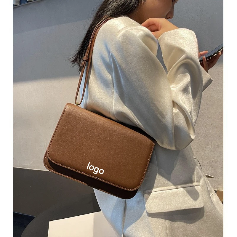 

Сумка LOE ** женская из натуральной кожи, винтажная модная маленькая квадратная сумочка через плечо с клапаном