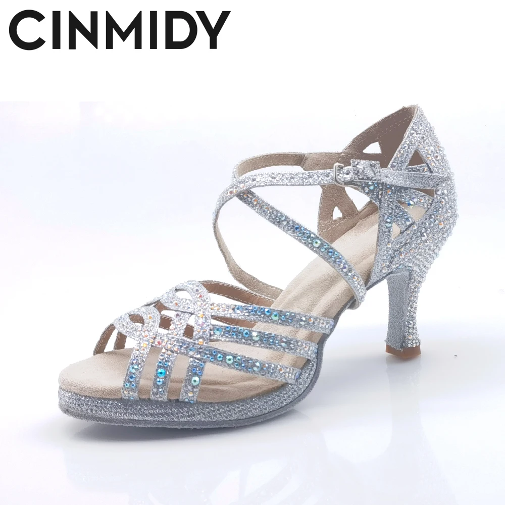 Туфли женские водонепроницаемые на платформе для латиноамериканских танцев