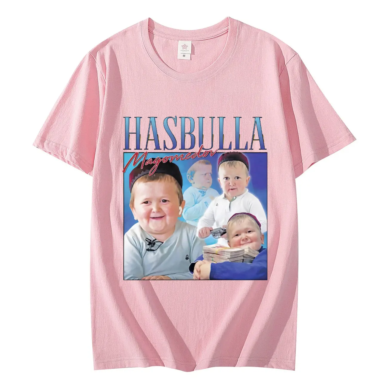 Футболка Hasbulla Magomedov с забавным мемом для борьбы русская блоггера графические