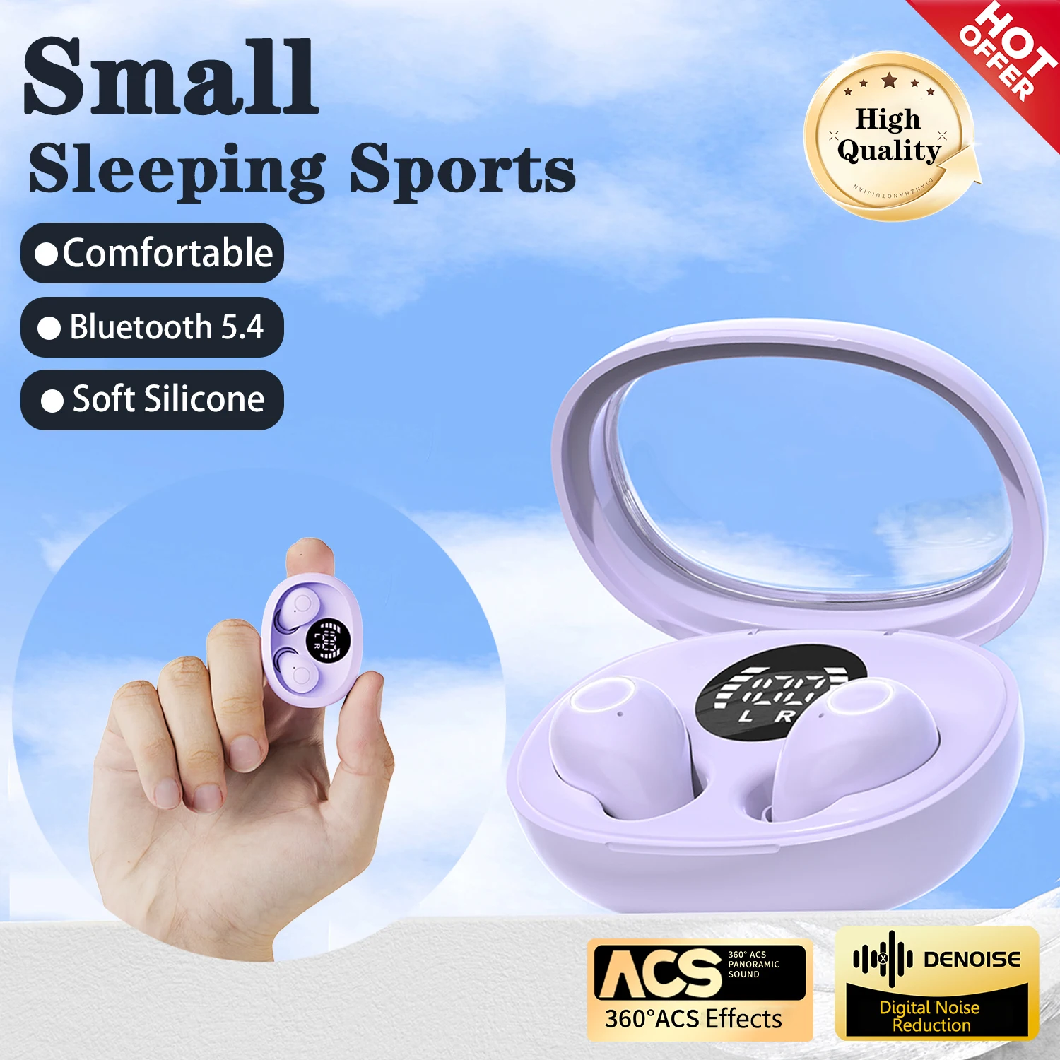 Беспроводные Bluetooth-наушники с басом и качеством звука