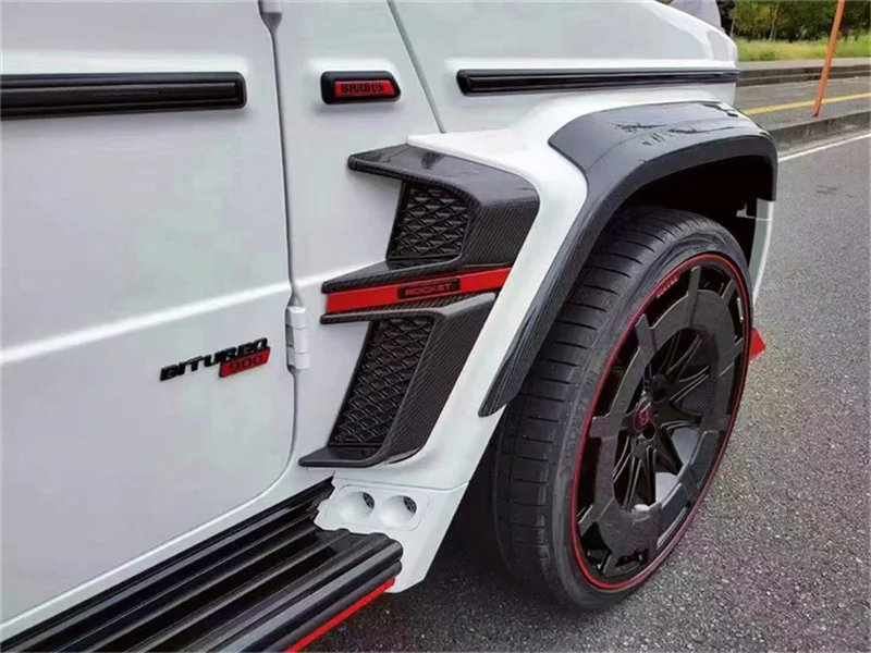 Фото Расширители колесных арок в стиле B900 Rocket для Mercedes G-Class W463a W464 (стиль B), аксессуары для автомобиля, 2019-2022 гг. №5